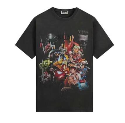 Kith x Marvel vs. Capcom Ultimate Vintage Tee Black