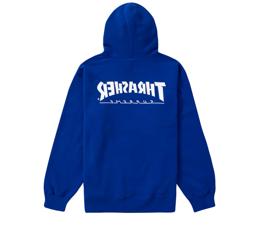 Supreme Thrasher Hooded Sweatshirt Royal