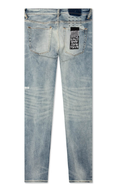 Ksubi Van Winkle Skyhigh Trashed Jeans Blue
