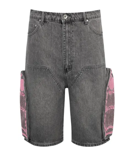Who Decides War Side Embroidery Mid Lenshort Vintage Grey