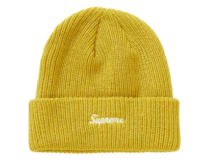 Supreme Loose Gauge Beanie (FW20) Sulfur