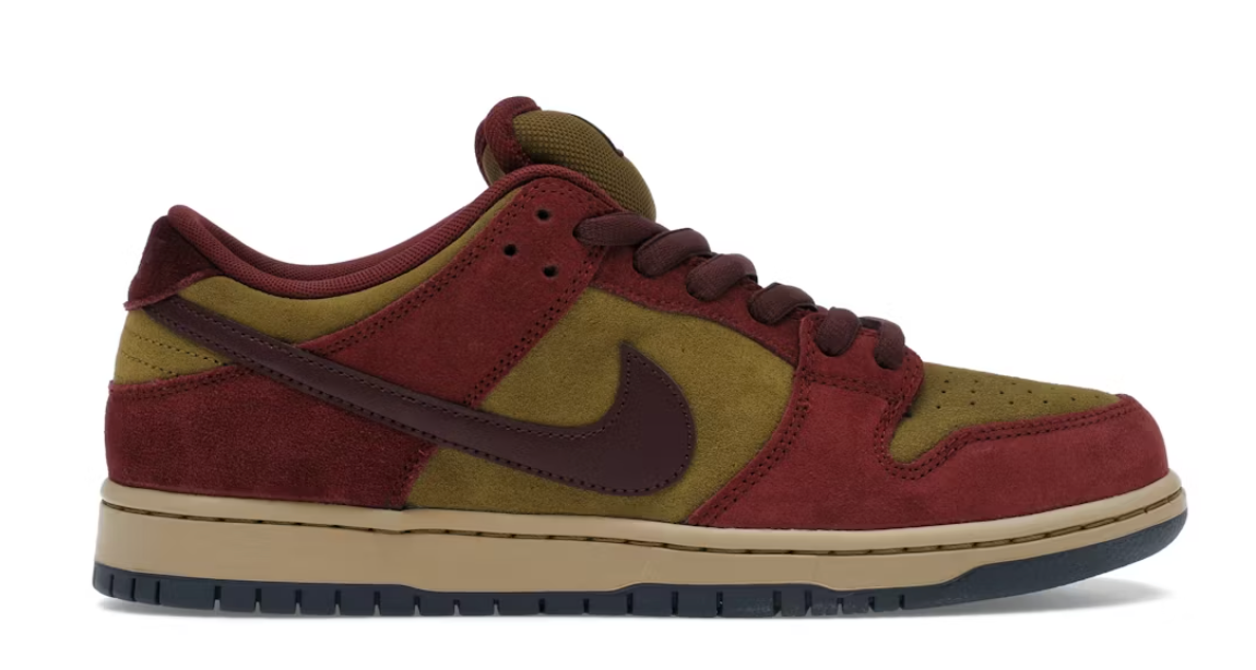Nike SB Dunk Low Dark Team Red Olive Flak