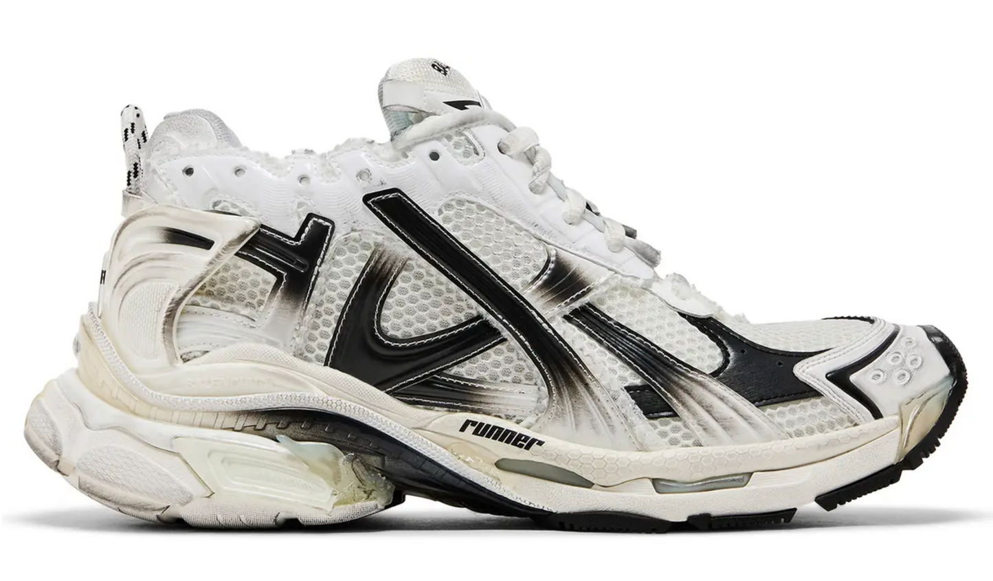 Balenciaga Runner Sneaker Gradient White Black