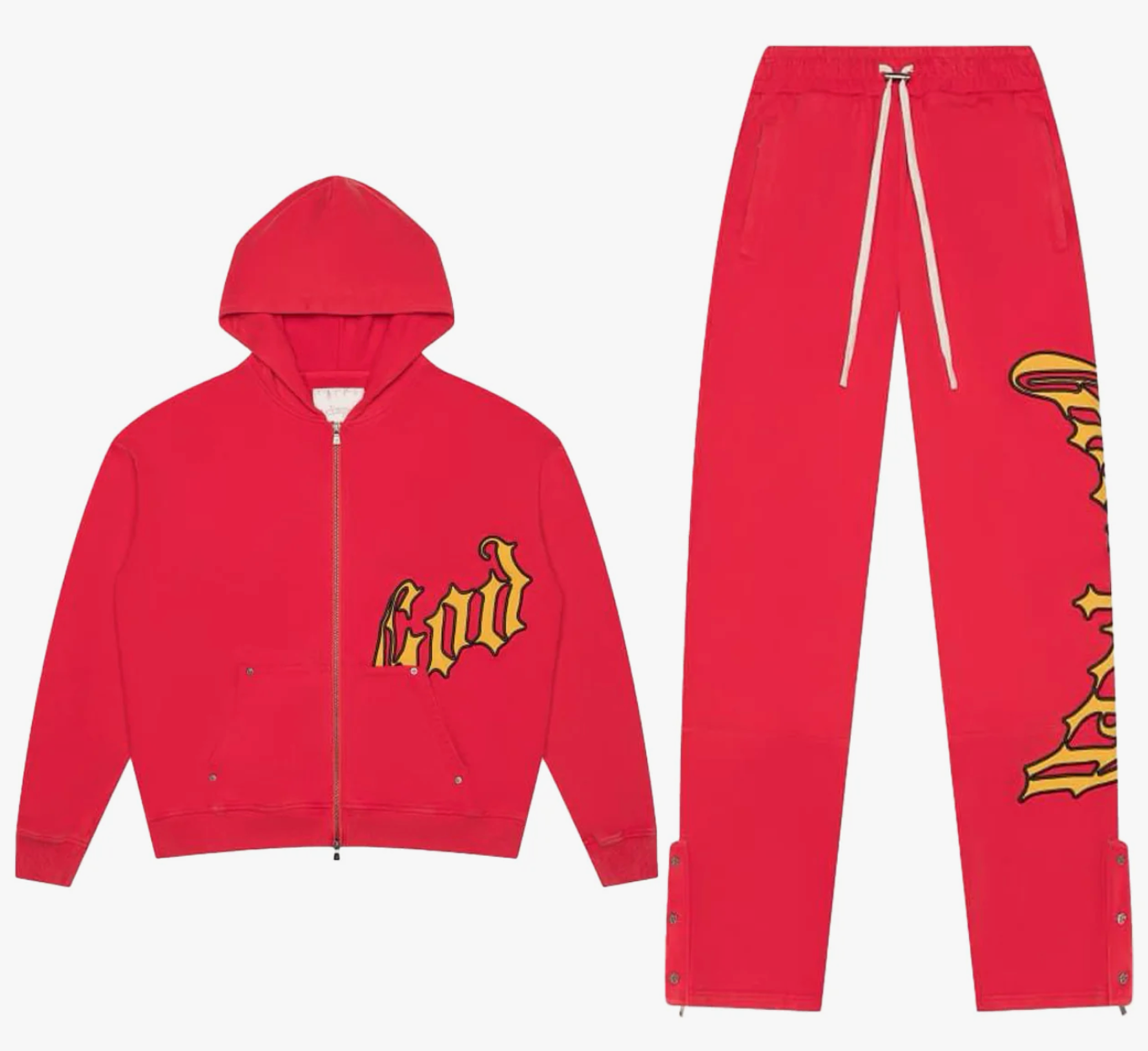 Godspeed OG Logo Sweatsuit V2 Red/Yellow