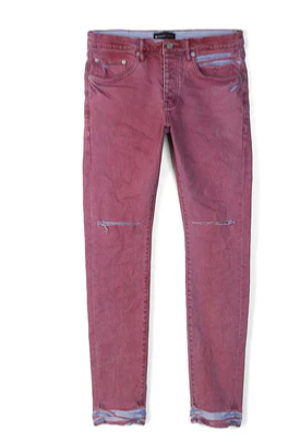 Purple Brand Spray Jeans Wine
