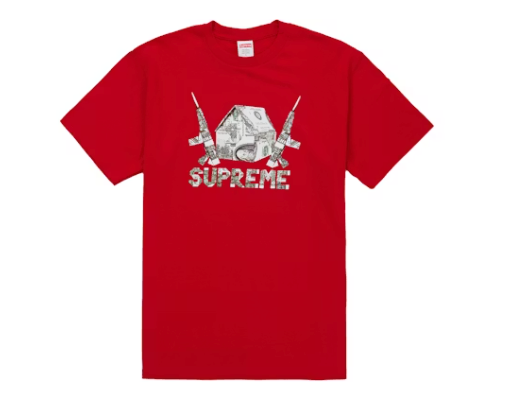 Supreme Origami Tee Red