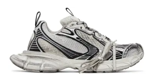 Balenciaga 3XL Sneaker Worn-Out White Black