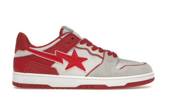 A Bathing Ape Sk8 Sta #5 Red