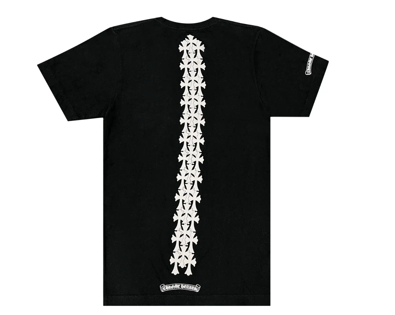 Chrome Hearts Cross Tire Tracks Pocket T-Shirt Black