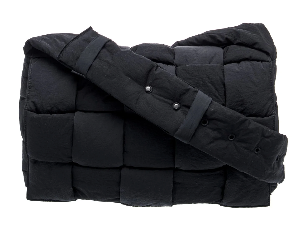 Bottega Veneta Intrecciato Padded Cassette Black