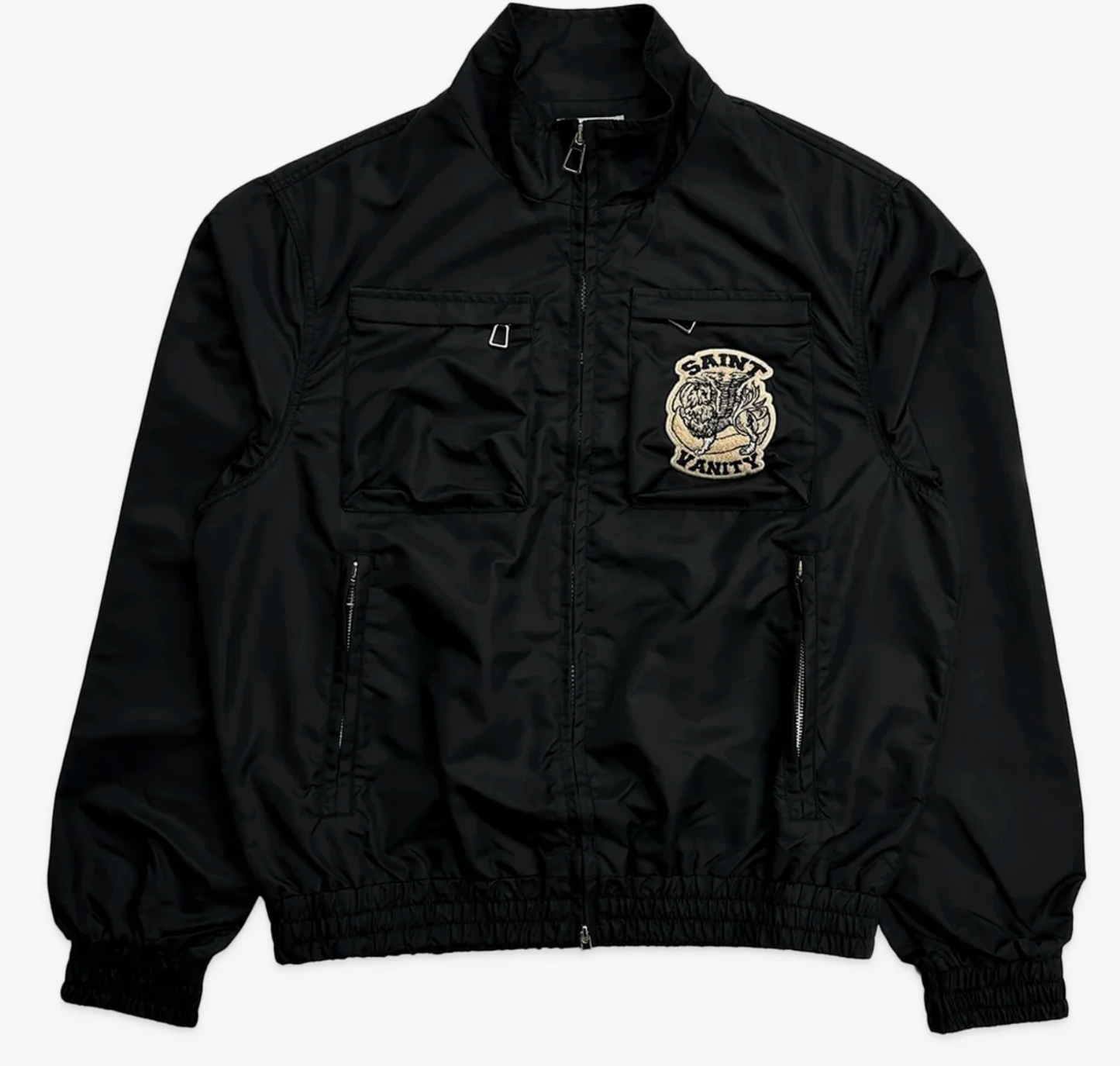 Saint Vanity Nylon Cargo Jacket Black