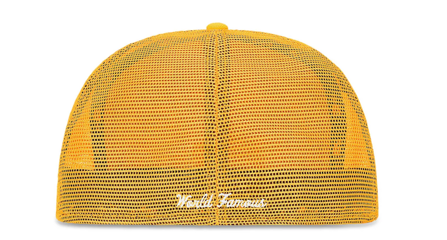 Supreme Box Logo Mesh Back New Era Yellow