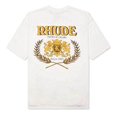 Rhude Cresta Cigar T-Shirt Vintage White