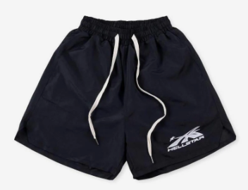Hellstar Nylon Shorts Black White