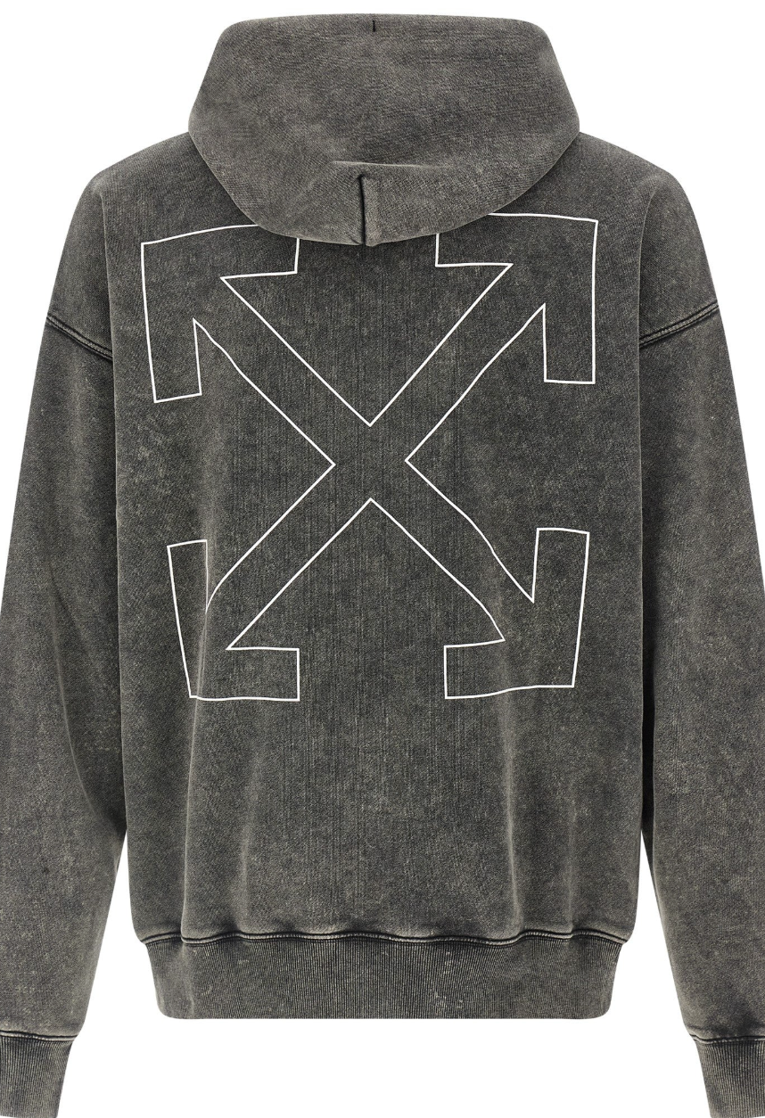 Off White Outline Arrow Skate Hoodie