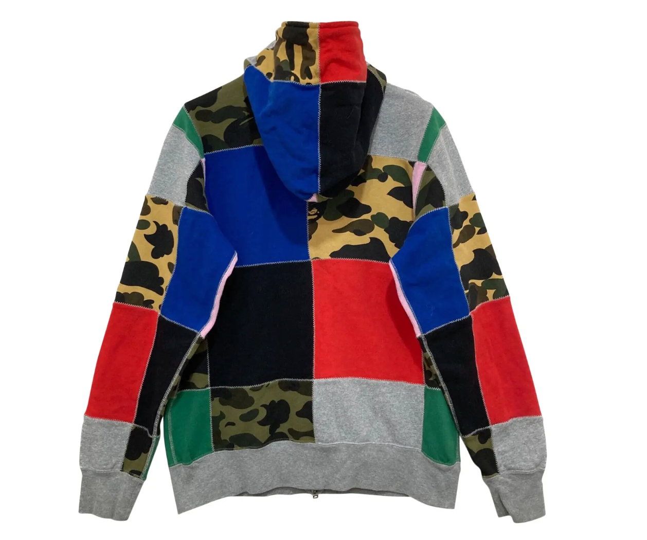 BAPE Patchwork Hoodie Multicolor