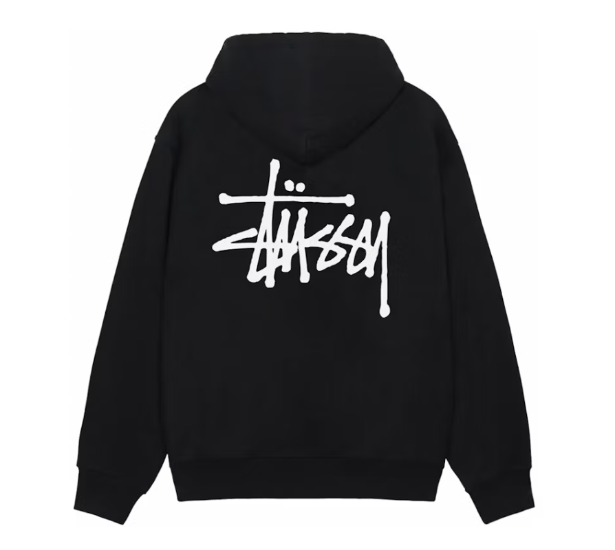 Stussy Basic Stussy Zip Hoodie Black