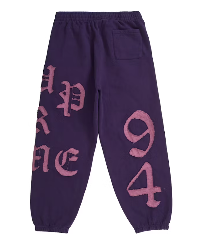 Supreme Cut Out Sweatpant Purple