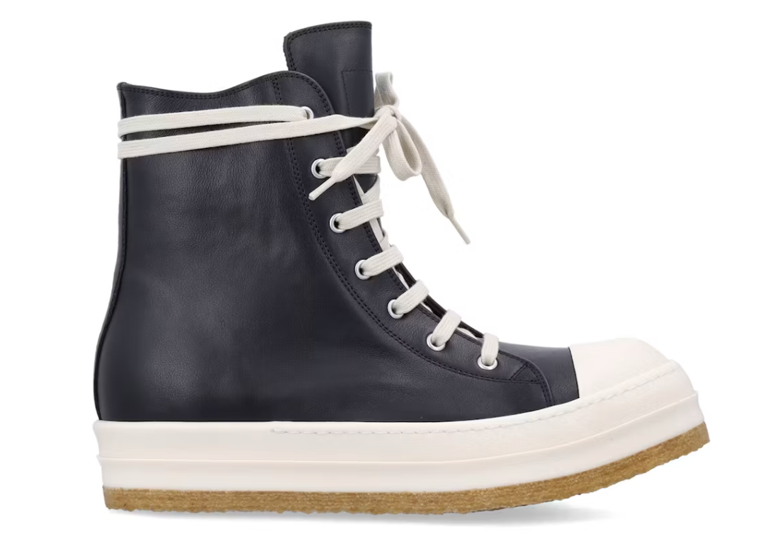 Rick Owens Creep Sneakers Black Milk