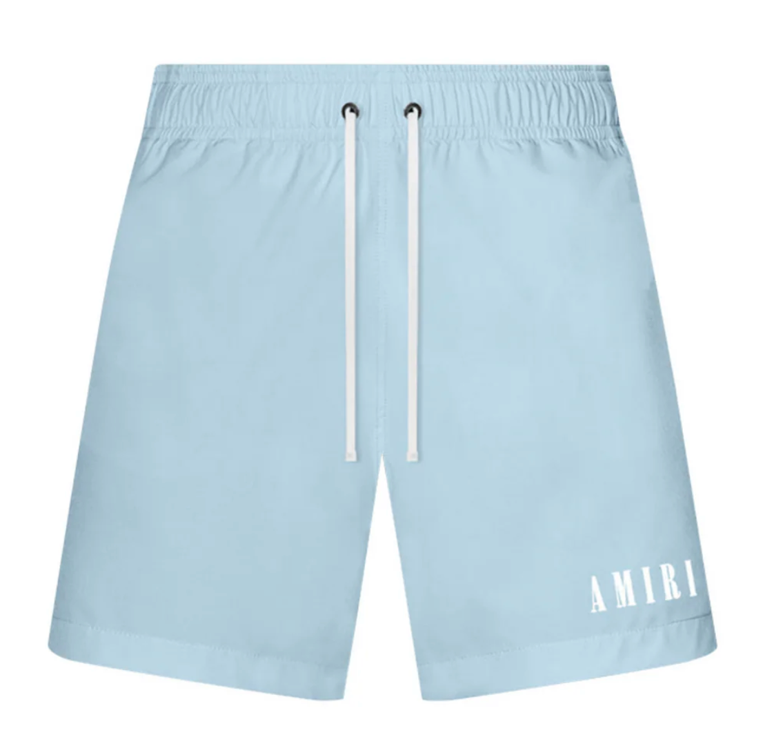 Amiri Core Logo Swimshorts Blue