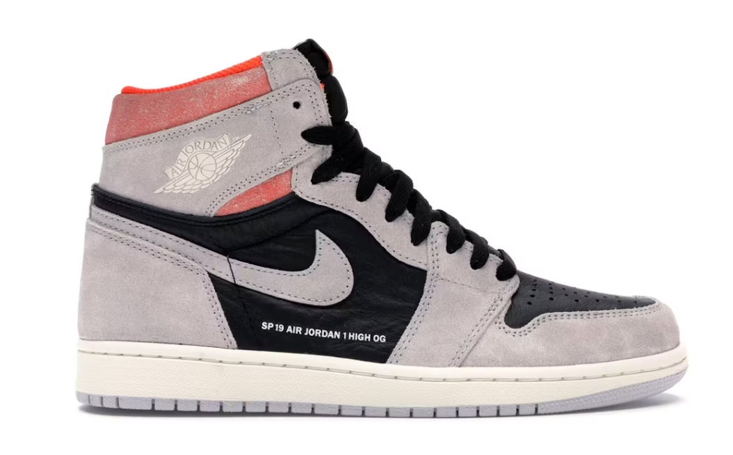 Jordan 1 Neutral Grey Hyper Crimson
