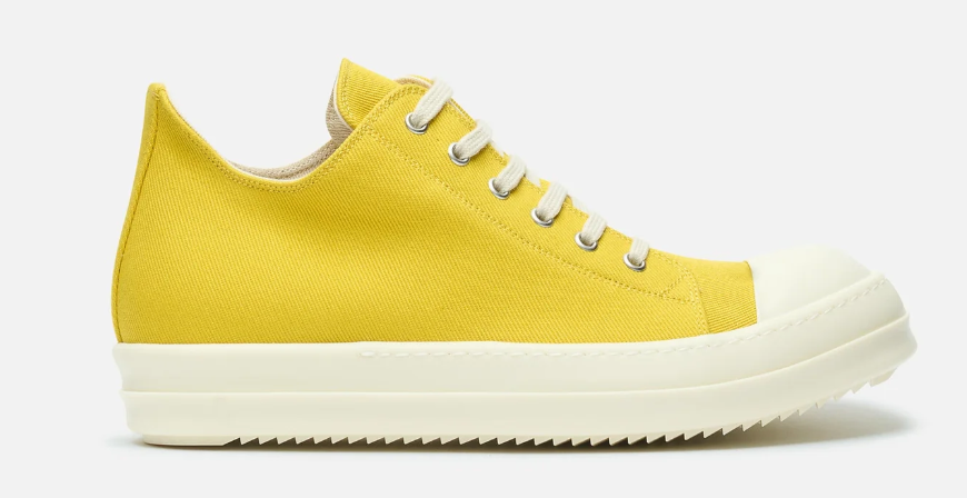 Rick Owens DRKSHDW Low Sneakers Lemon/Milk