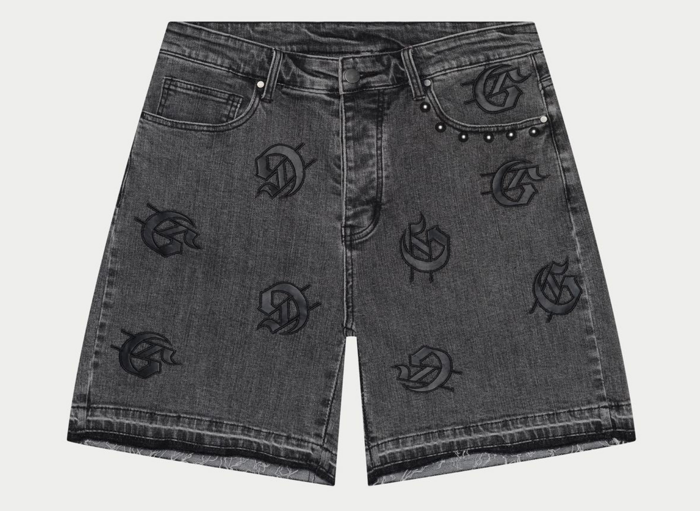 Godspeed Infinity Black Jean Shorts