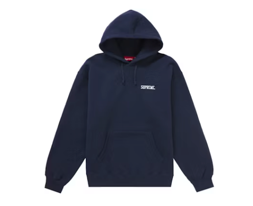 Supreme Anarchy Hooded Sweatshirt Navy