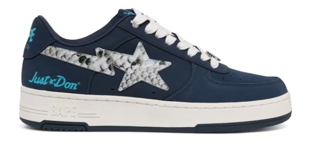 A Bathing Ape Bape Sta Just Don Python Navy