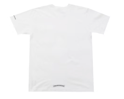 Chrome Hearts Neck Letters Logo T-shirt White
