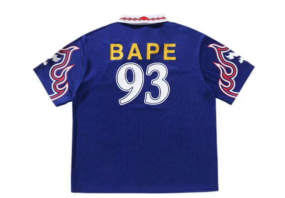adidas x BAPE Flame Jersey Blue