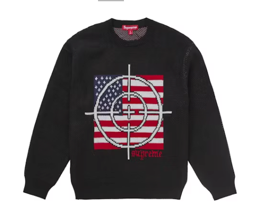 Supreme Target Sweater Black
