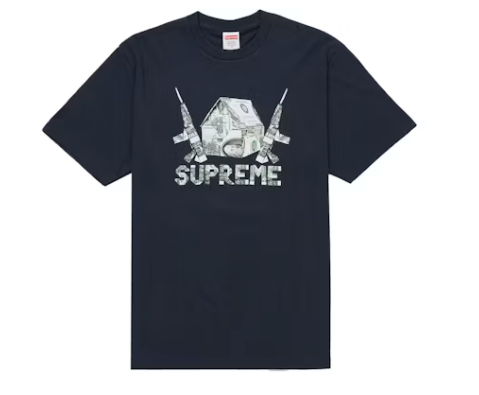 Supreme Origami Tee Navy