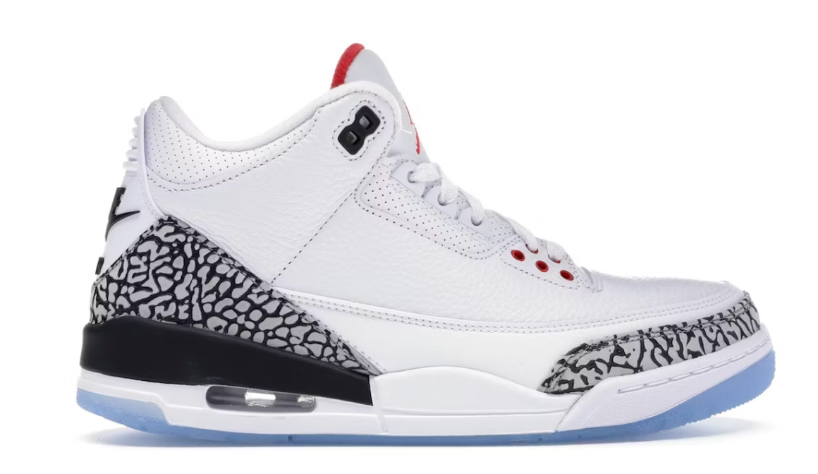 Jordan 3 Retro Free Throw Line White Cement