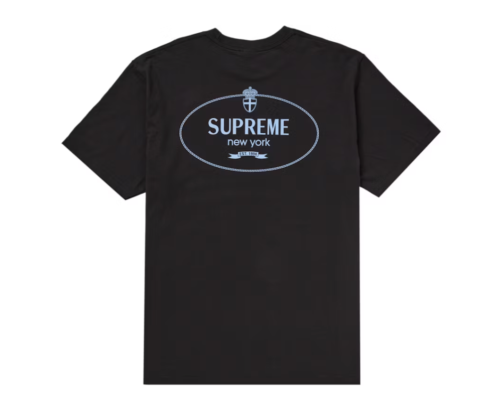 Supreme Crest Tee (FW24) Black