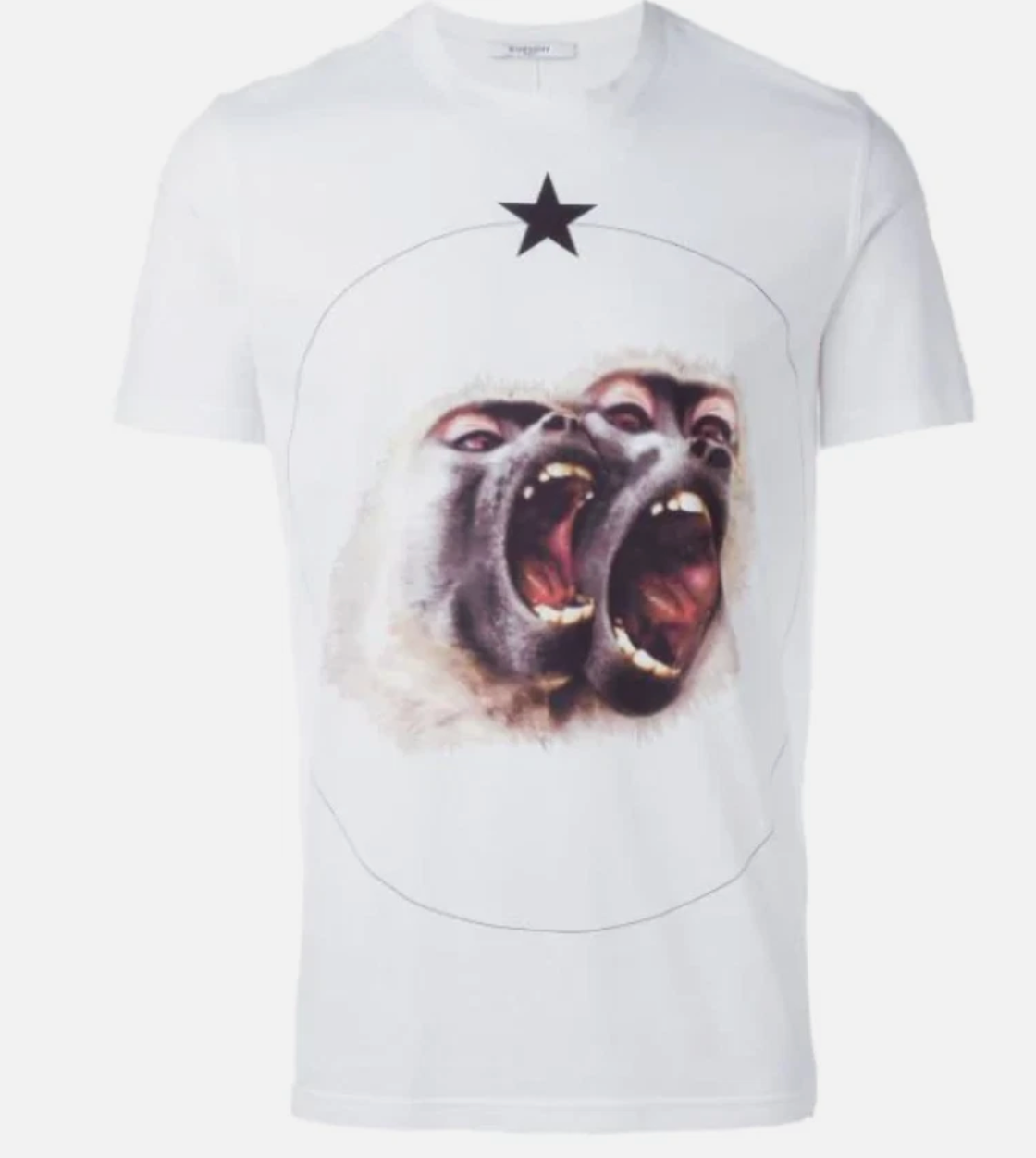 Givenchy Monkey Brothers T-Shirt Whtie