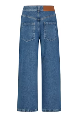 LOEWE Anagram Baggy Jeans in Denim Blue