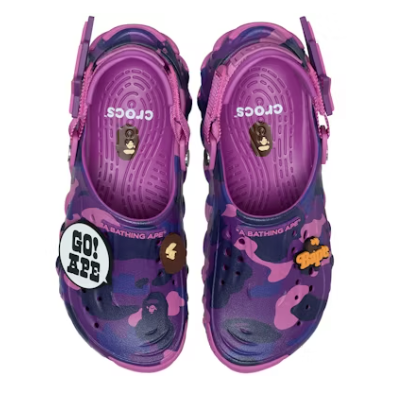 Crocs Echo RO Clog Bape Grapeberry Camo