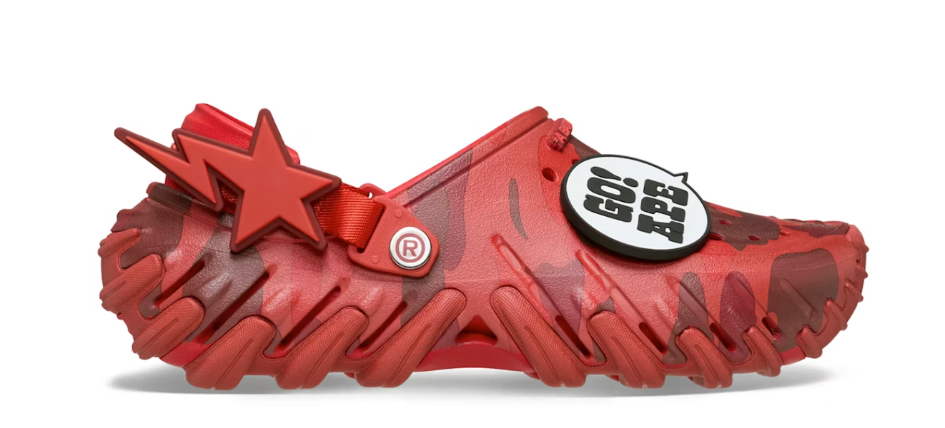 Crocs Echo RO Clog Bape Flame Camo