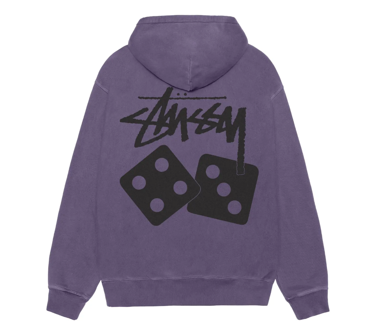 Stussy Dice Hoodie Pigment Dyed Grape