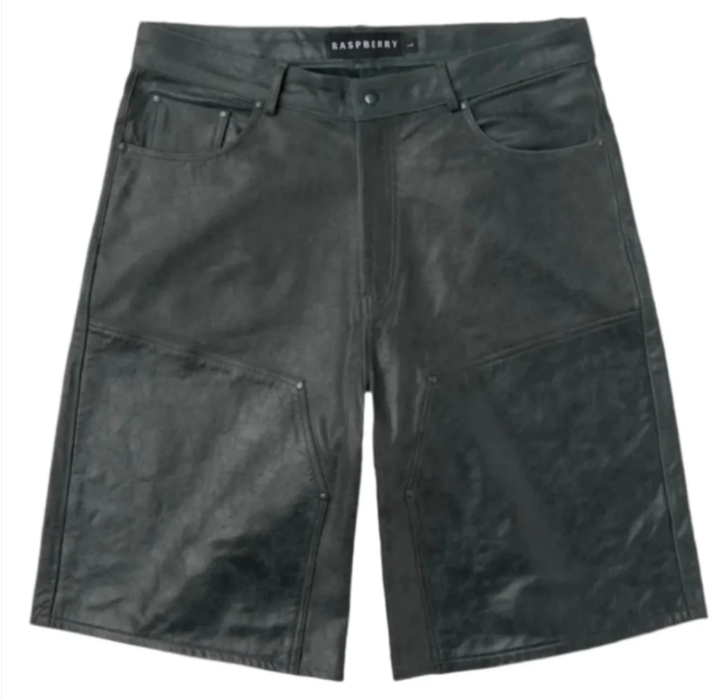 GV Gallery Leather Shorts Black