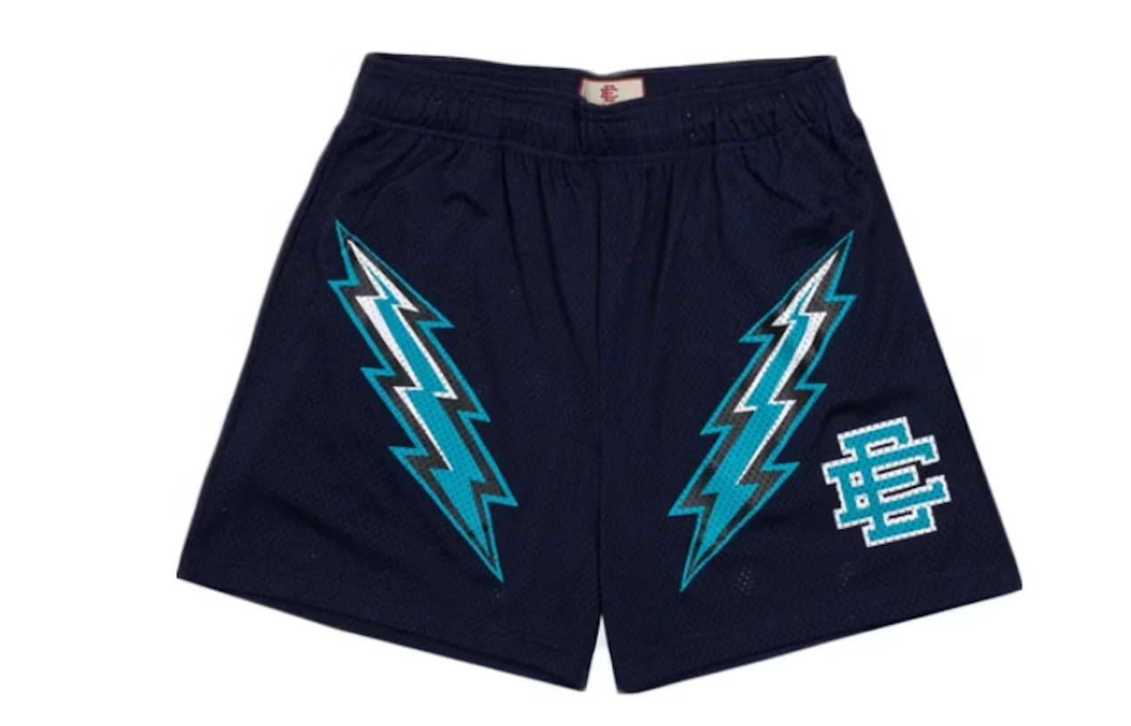Eric Emanuel EE Basic/Core Lightning Bolt Short Navy/Black/Teal