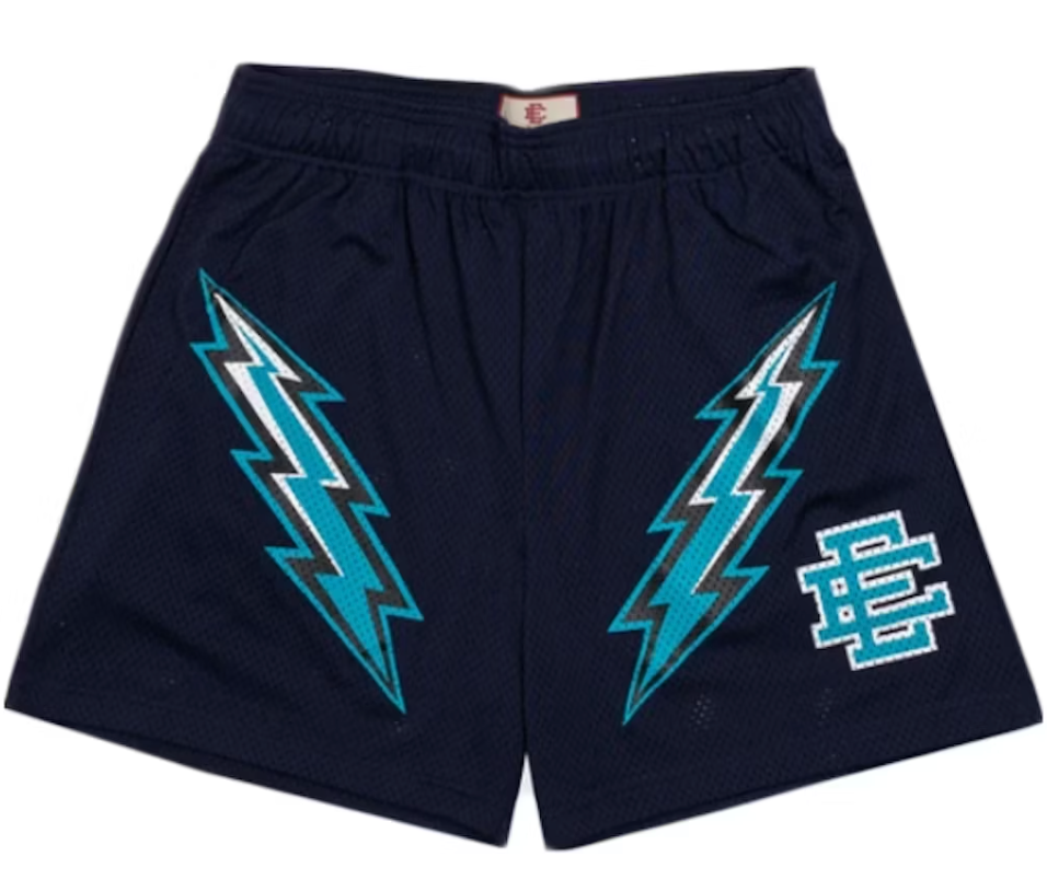 Eric Emanuel EE Basic/Core Lightning Bolt Short Navy/Black/Teal
