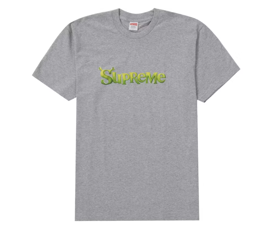 Supreme Shrek Tee Heather Grey