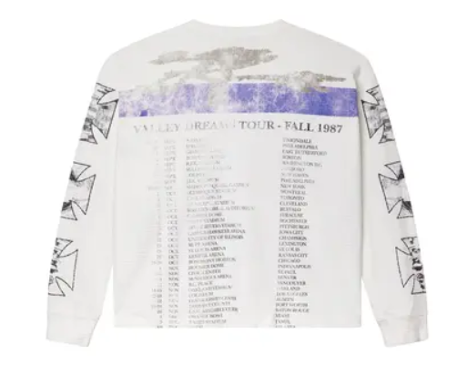 Vale Forever Valley Slam Long Sleeve Thermal T-Shirt White
