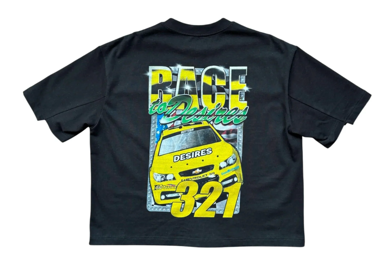 Bottega Desires Race T-Shirt Black