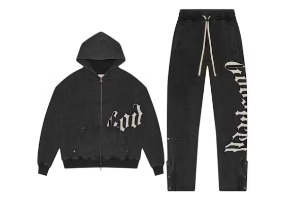 Godspeed OG Logo V2 Sweatsuit Black Wash