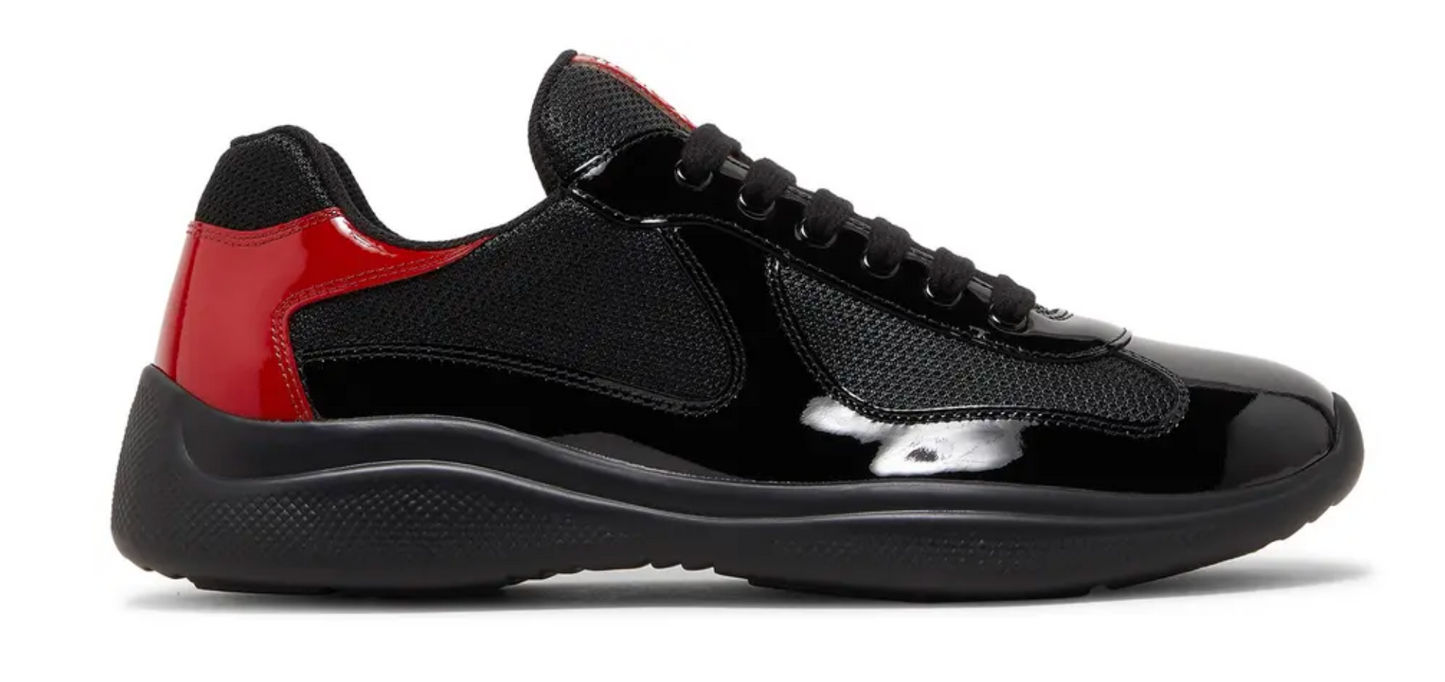 Prada America's Cup Anthracite Red