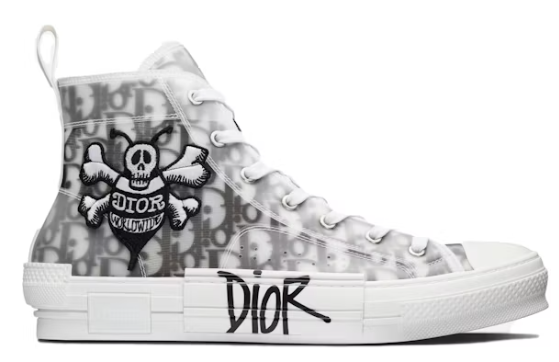 Dior And Shawn B23 High Top Bee Embroidery