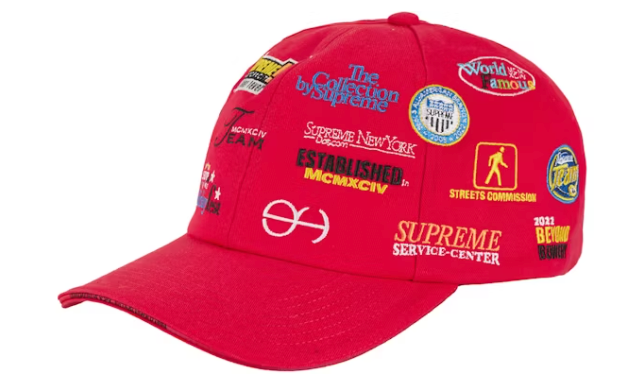 Supreme Sponsors 6-Panel Red